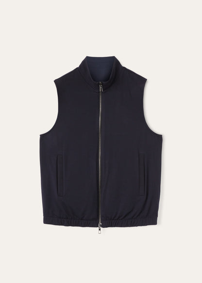 Reversible bodywarmer | BG_TRANSPARENT | BLUE NAVY