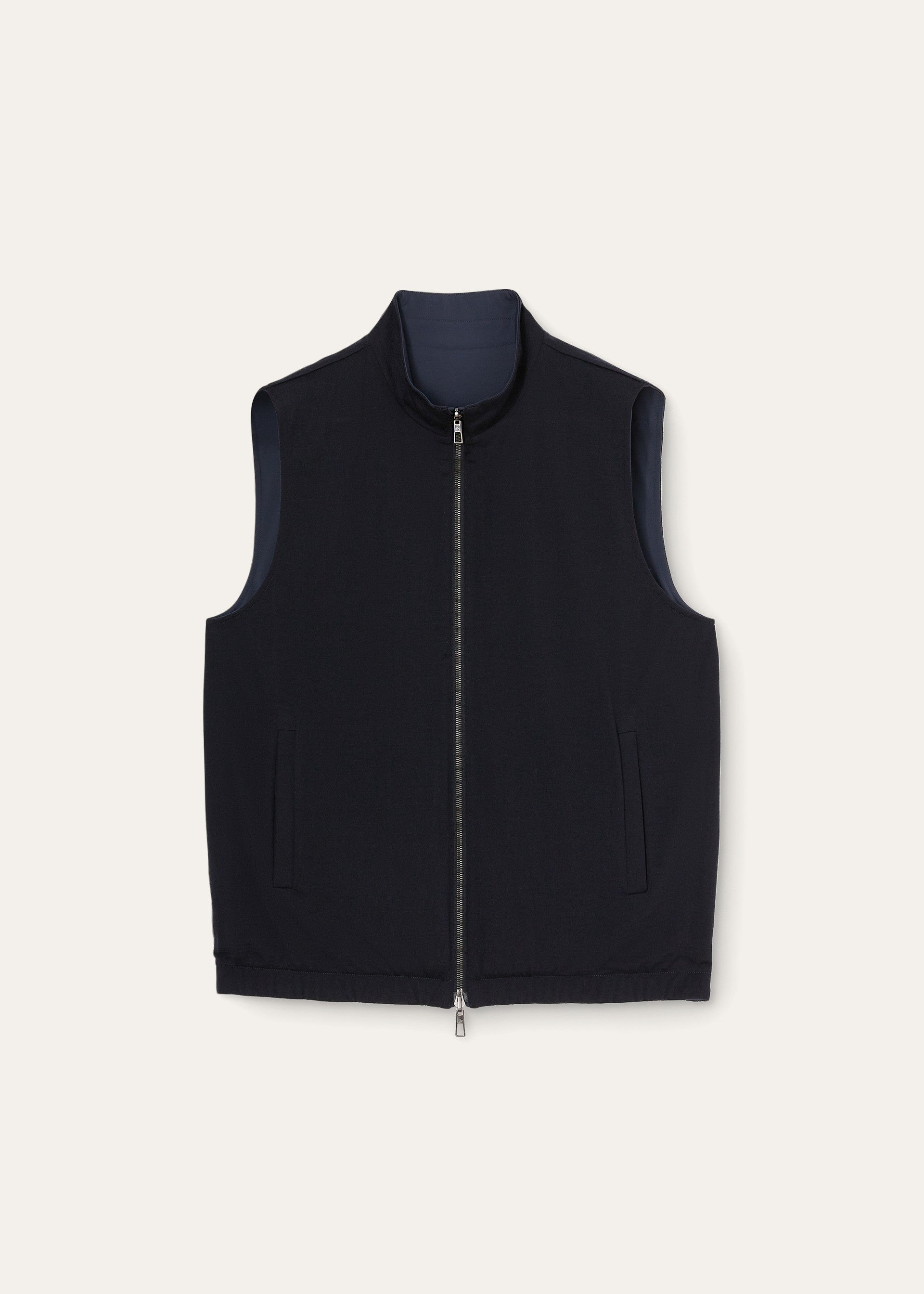 Reversible bodywarmer | BG_TRANSPARENT | BLUE NAVY