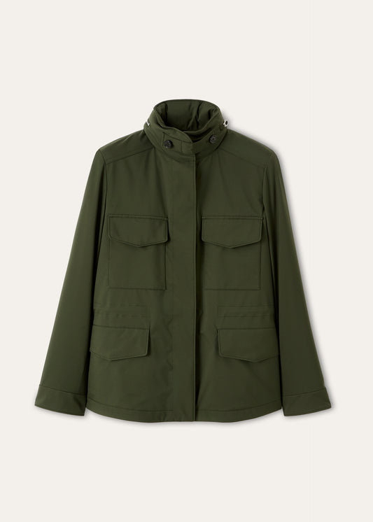 Field jacket | BG_TRANSPARENT | Groen