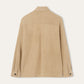 Overshirt van suède | BG_TRANSPARENT | Beige