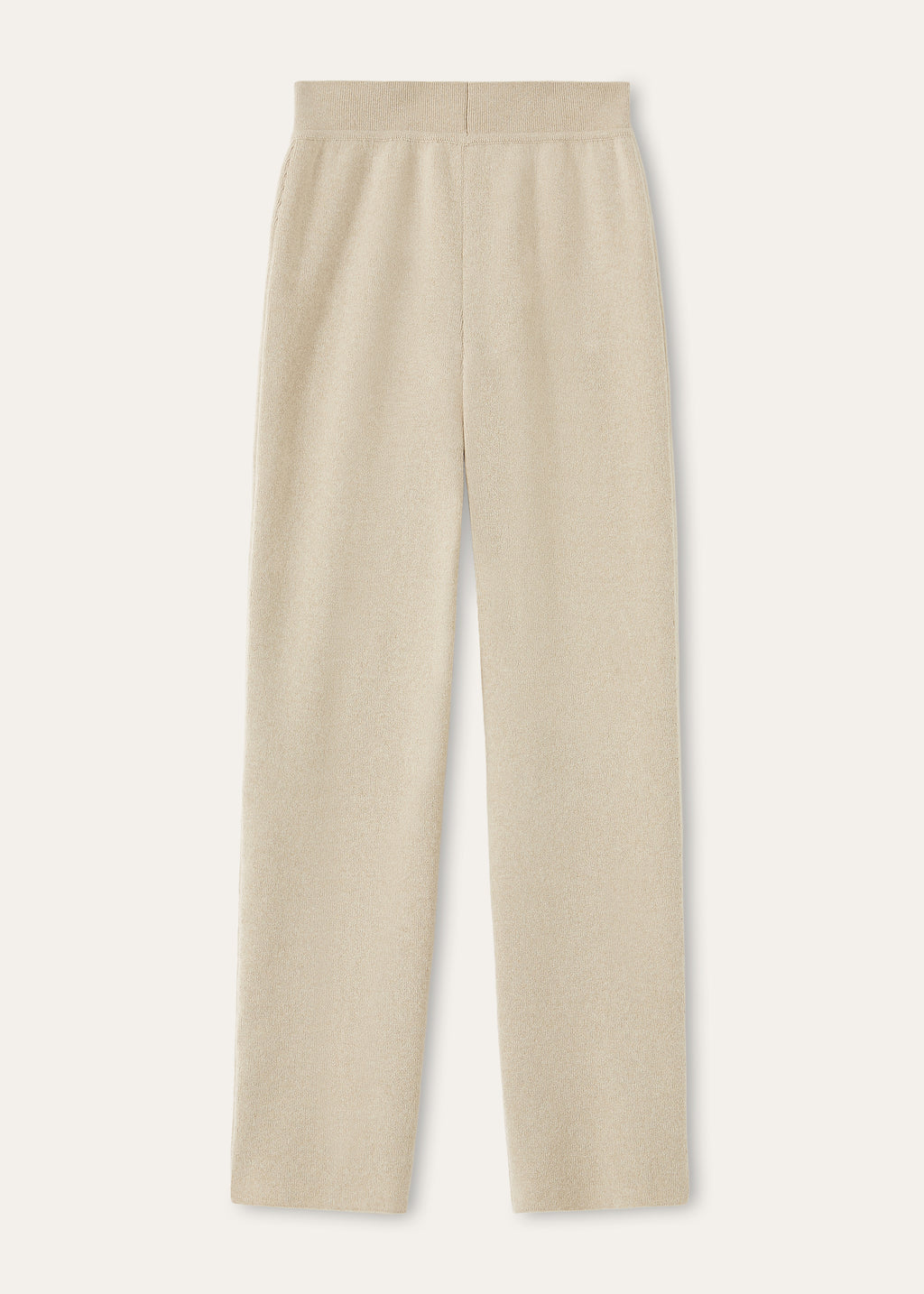 Classic broek van baby cashmere | BG_TRANSPARENT | Beige