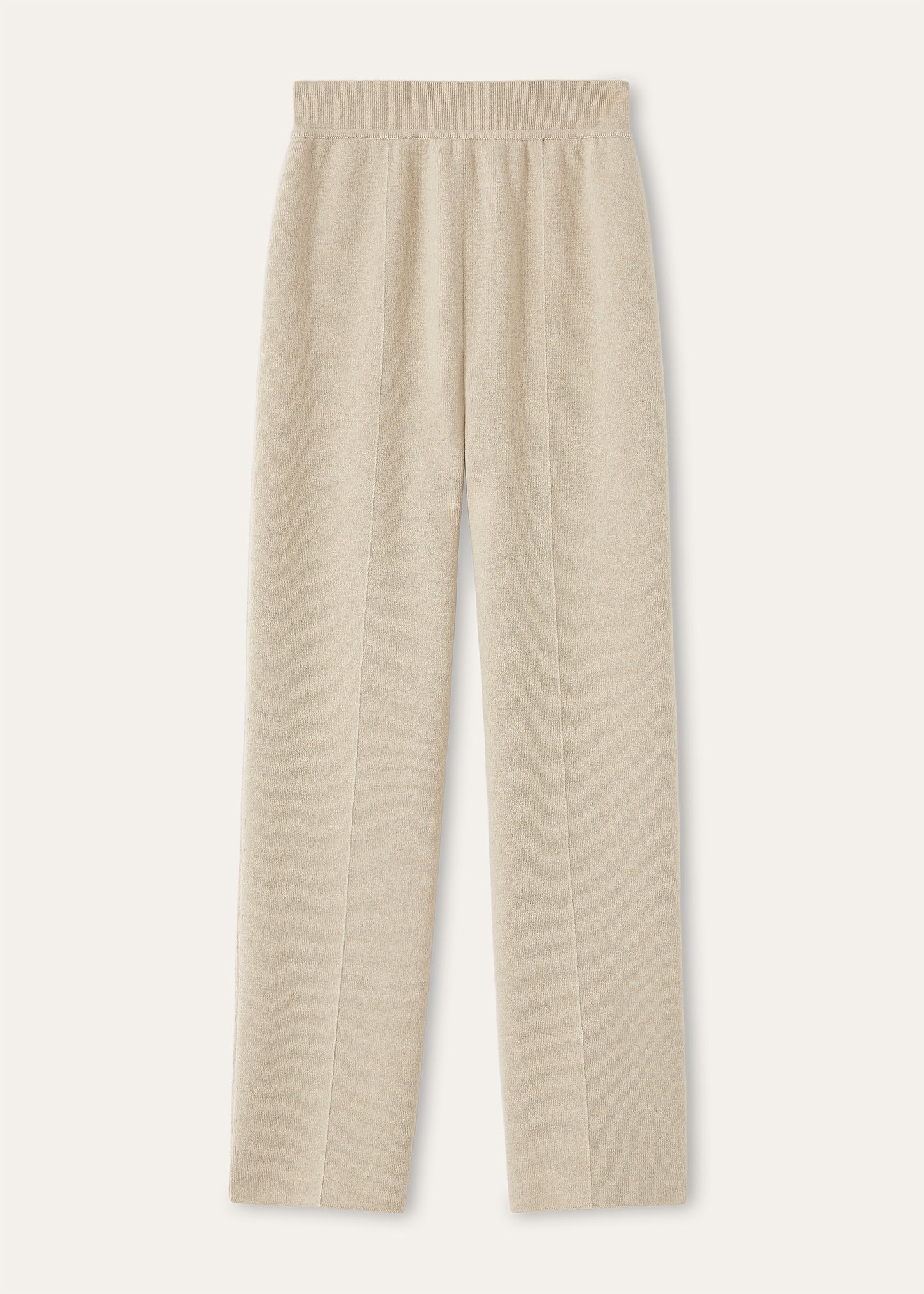 Classic broek van baby cashmere | BG_TRANSPARENT | Beige