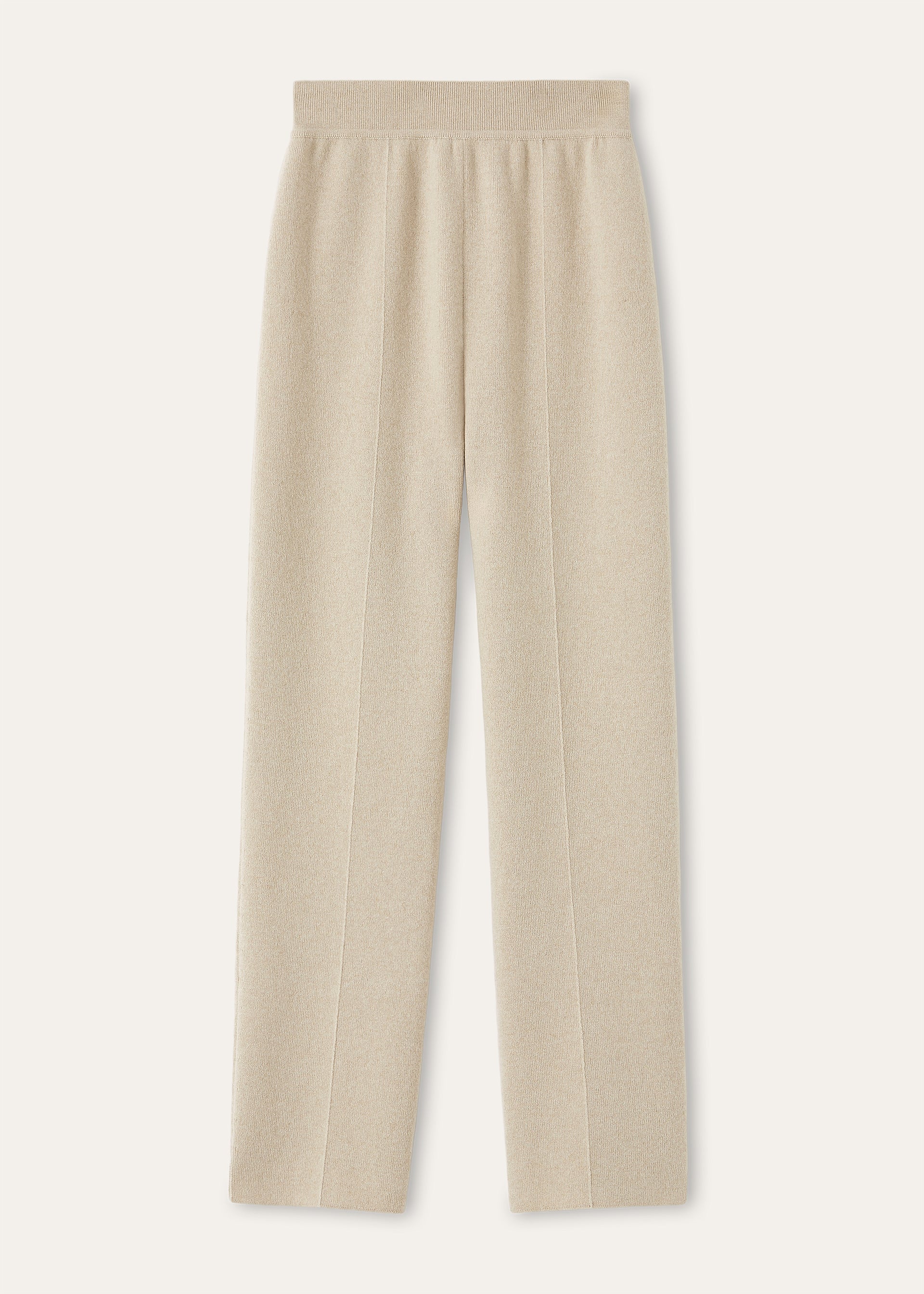 Classic broek van baby cashmere | BG_TRANSPARENT | Beige