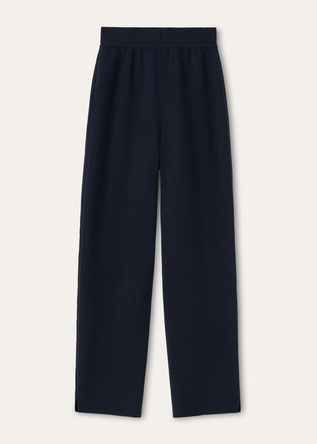 Classic broek van baby cashmere | BG_TRANSPARENT | BLUE NAVY