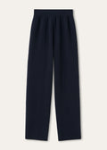 Classic broek van baby cashmere | BG_TRANSPARENT | BLUE NAVY