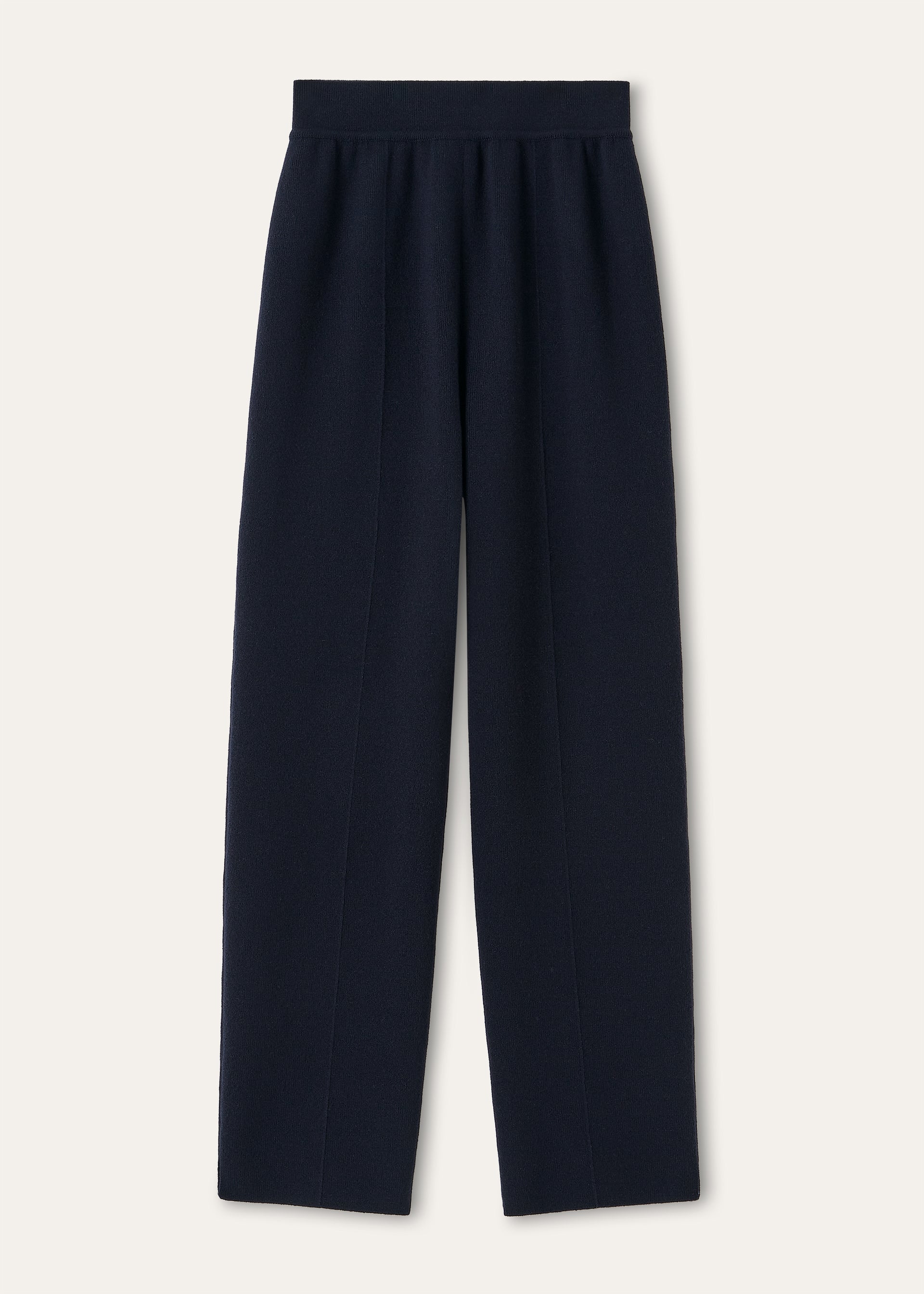 Classic broek van baby cashmere | BG_TRANSPARENT | BLUE NAVY