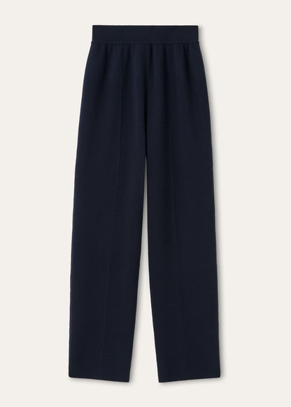Classic broek van baby cashmere | BG_TRANSPARENT | BLUE NAVY