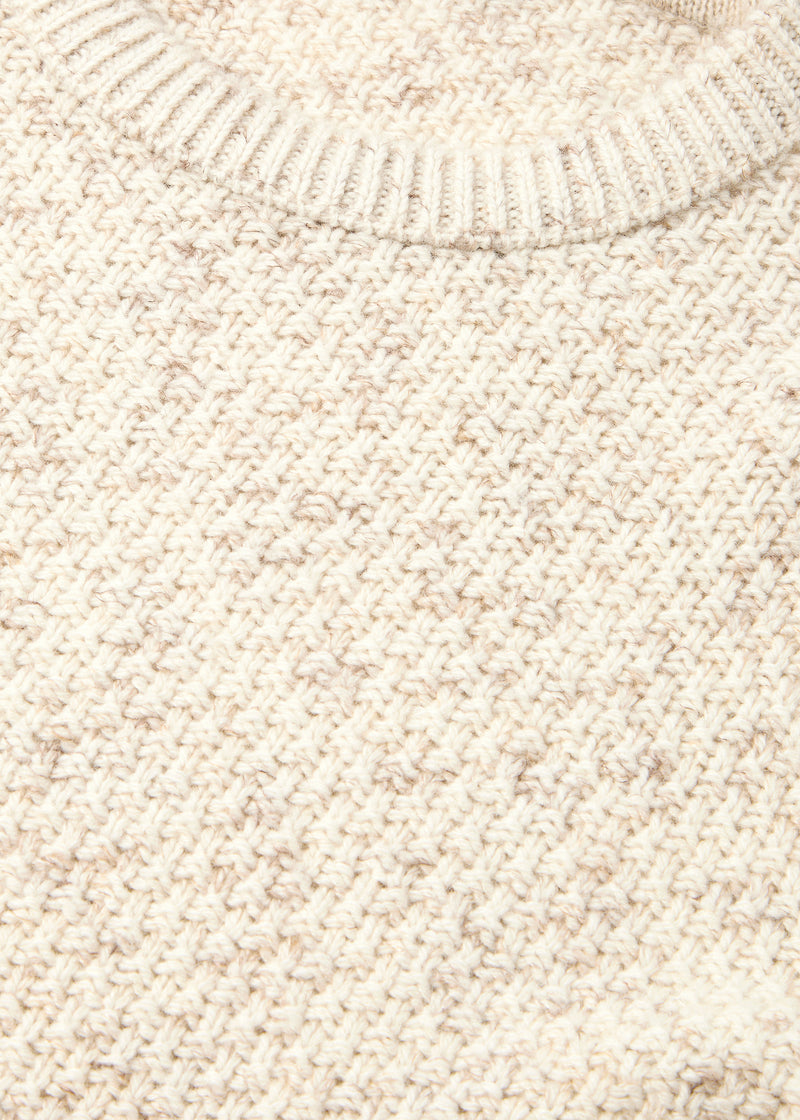 Crewneck made of new wool, linen, silk and cashmere