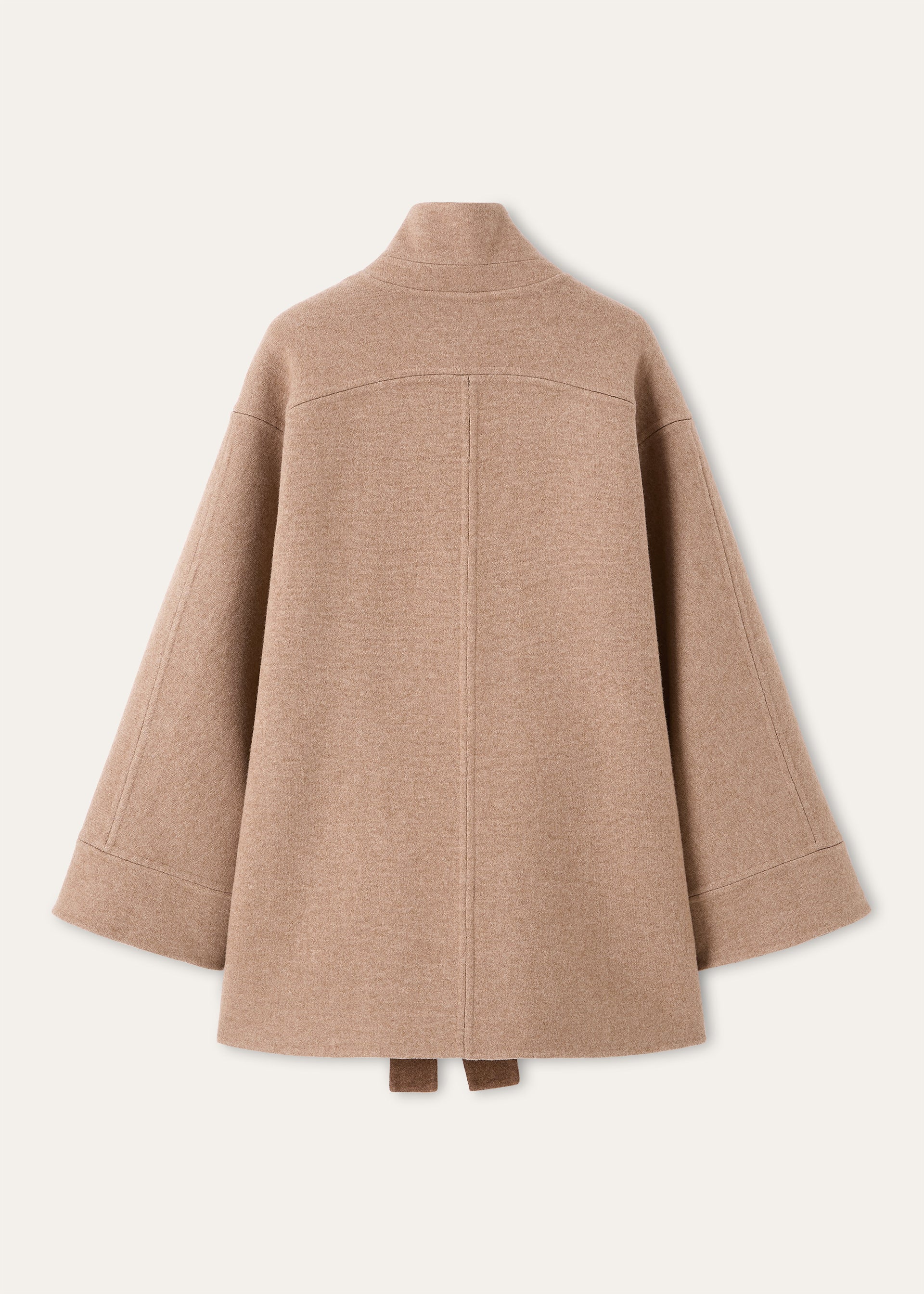 Jas van baby cashmere | BG_TRANSPARENT | Bruin