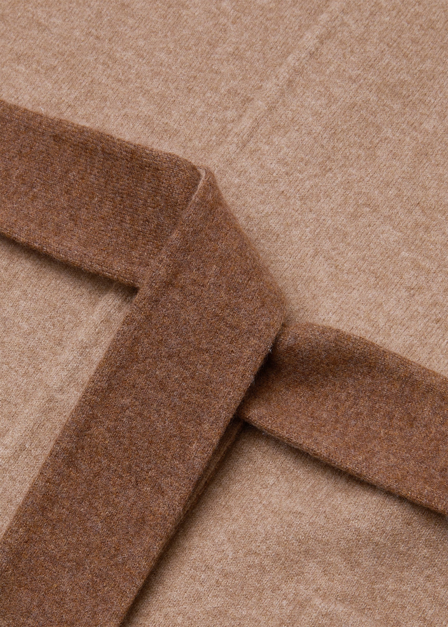 Jas van baby cashmere | BG_TRANSPARENT | Bruin