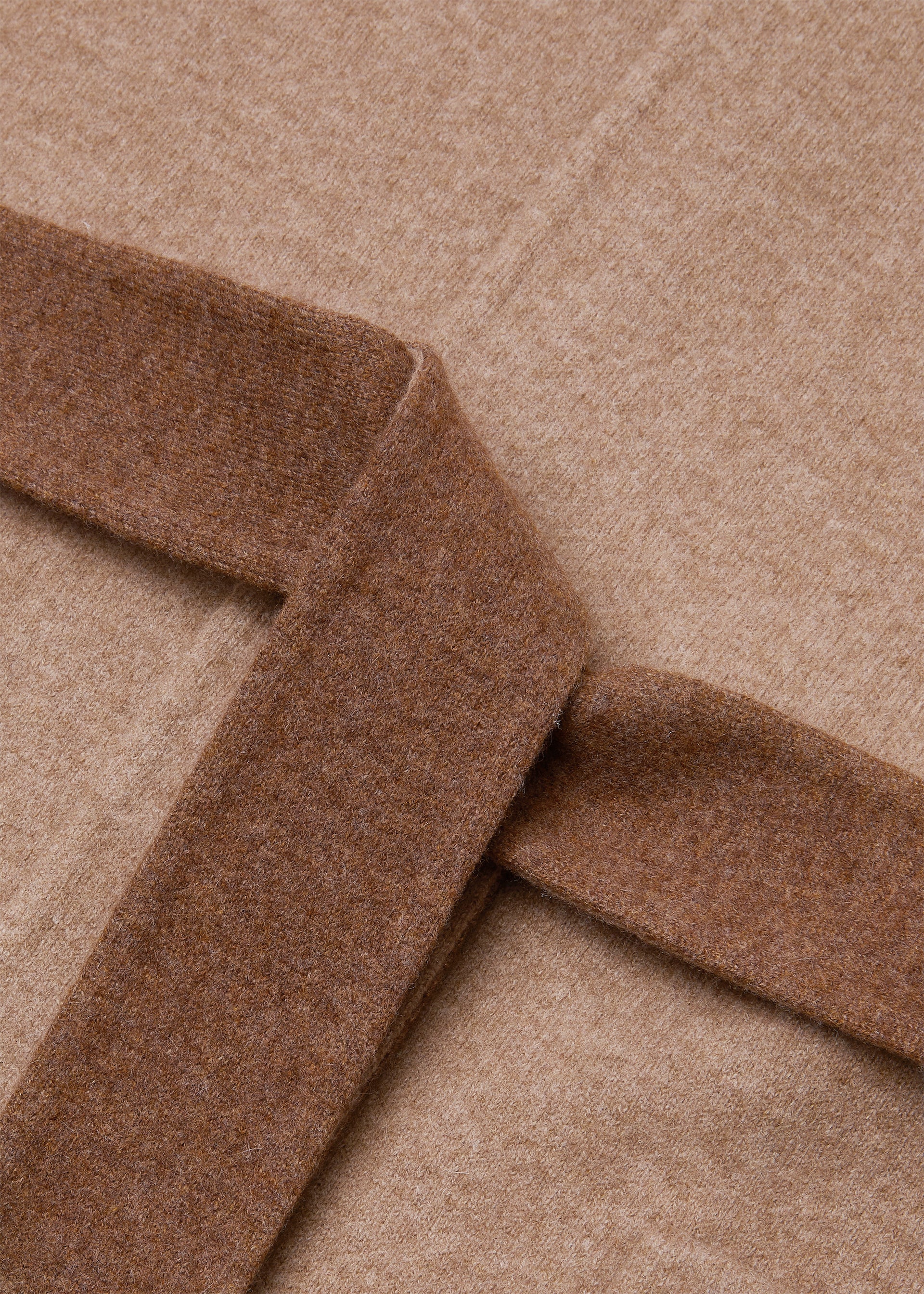 Jas van baby cashmere | BG_TRANSPARENT | Bruin