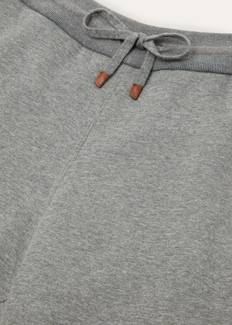 Cotton and cashmere jogging pants