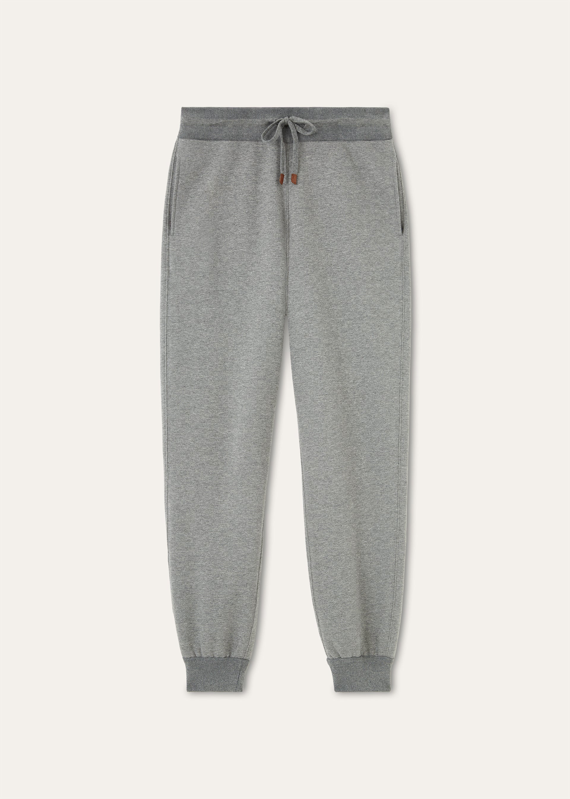 Joggingbroek van katoen en cashmere | BG_TRANSPARENT | Grijs