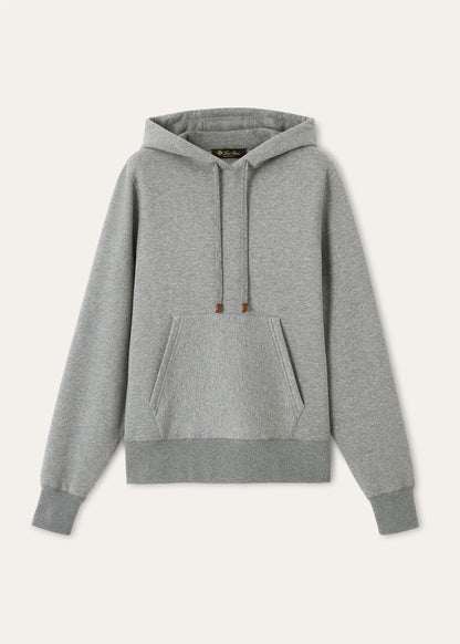 Hoodie van katoen en cashmere | BG_TRANSPARENT | Grijs