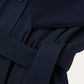 Verlaine jurk van katoen | BG_TRANSPARENT | D.blauw