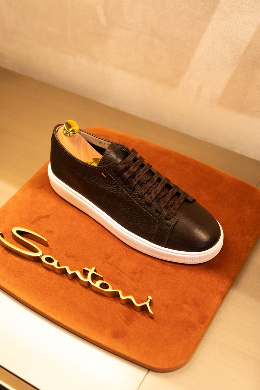 Clean icon sneakers van leer – OGÉR Exclusive | FULL_WIDTH | Bruin