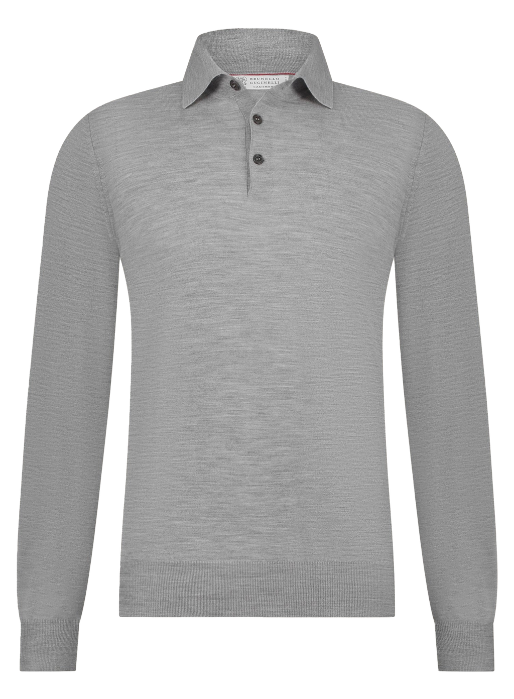 Polo in wol cashmere | Grijs