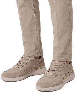 interactive³ sneakers in suède leer | FULL_WIDTH | Beige