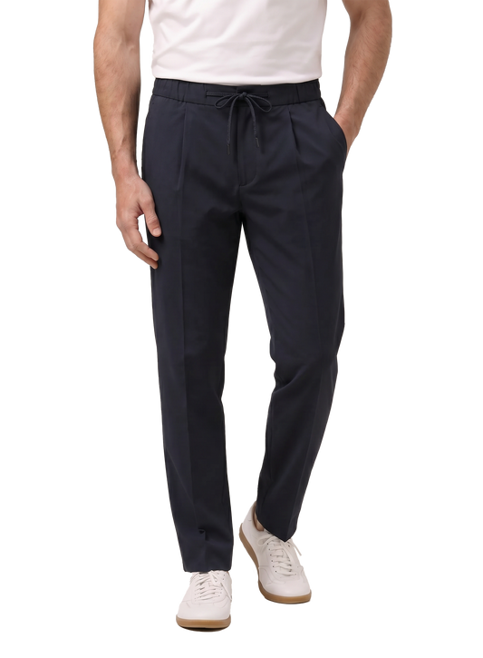 Broek met trekkoord | BLUE NAVY