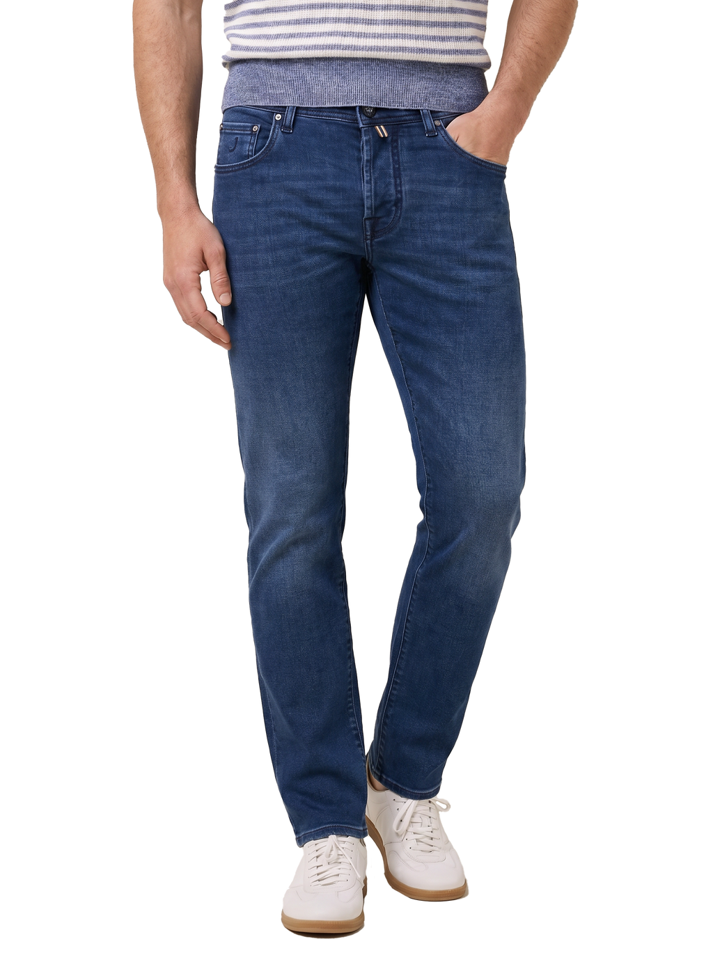 Nick jeans van katoen | MODEL | FULL_WIDTH | BLUE NAVY