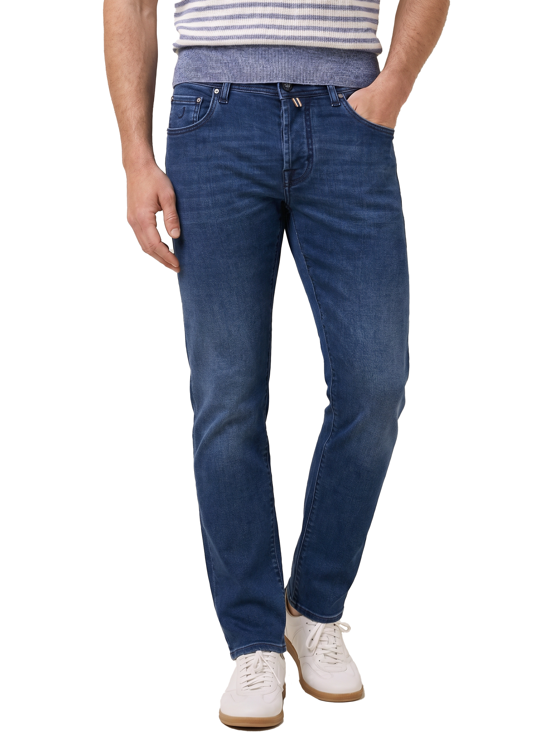 Nick jeans van katoen | MODEL | FULL_WIDTH | BLUE NAVY