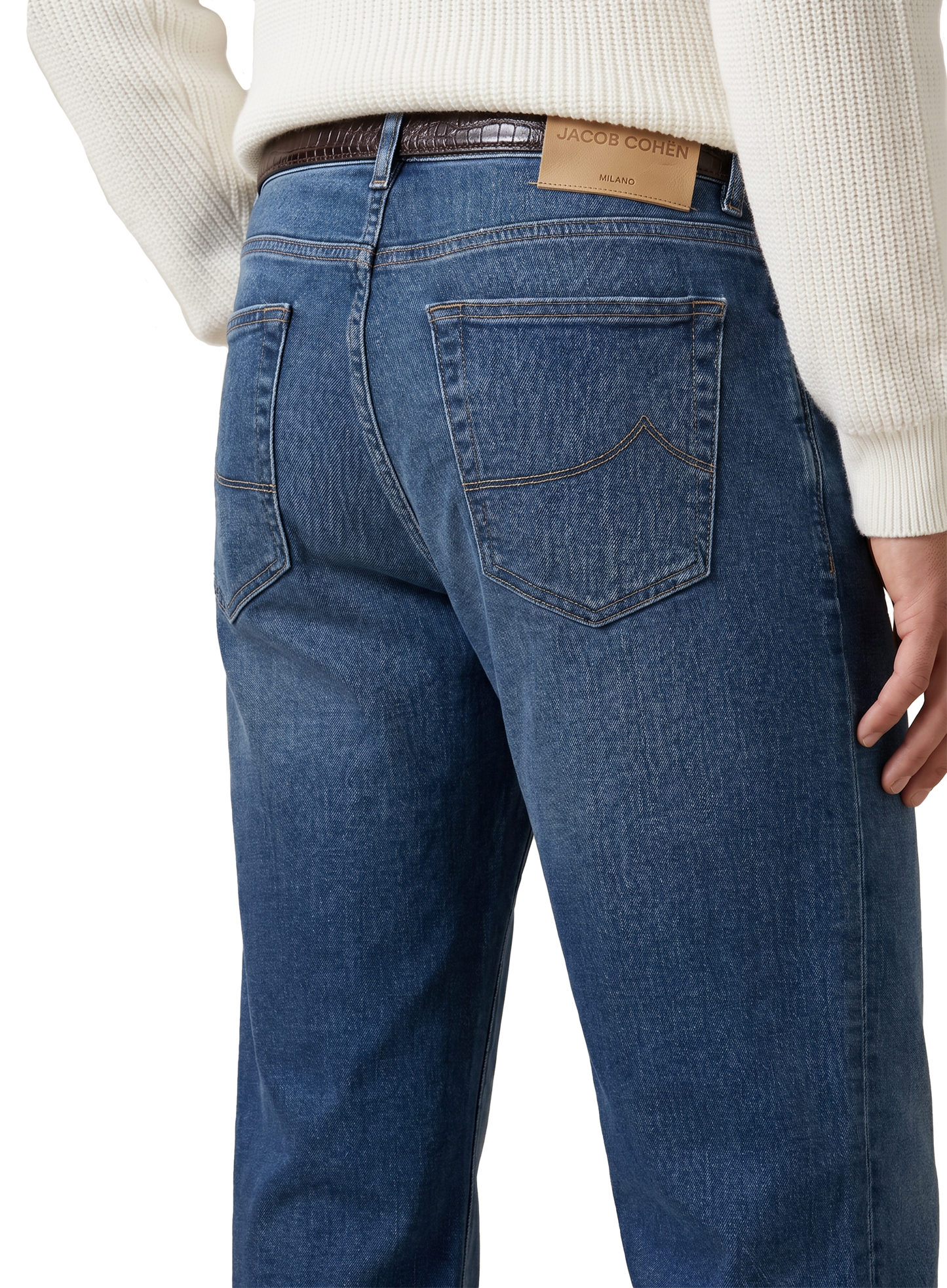Nick jeans van katoen | FULL_WIDTH | Blauw
