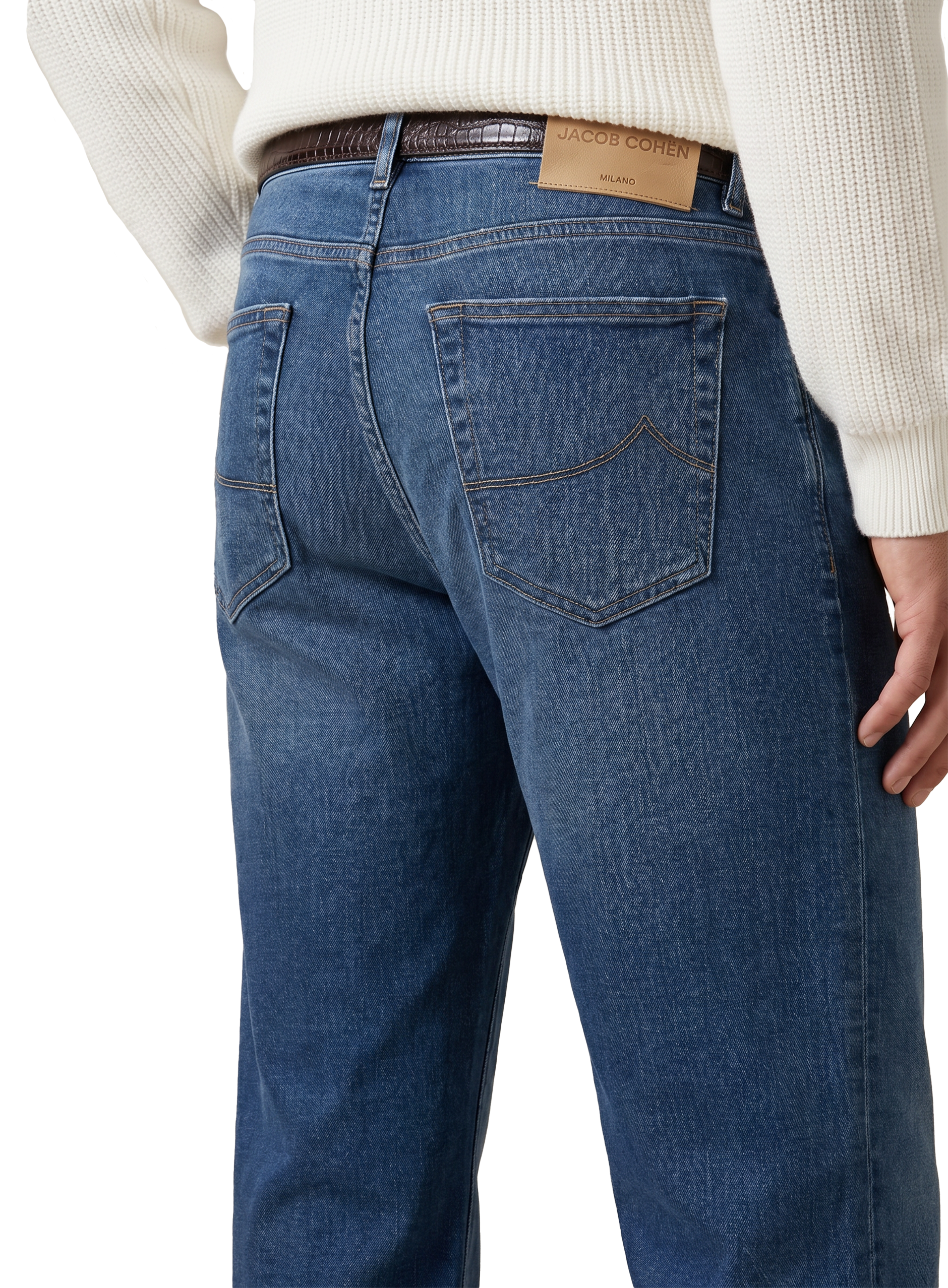 Nick jeans van katoen | FULL_WIDTH | Blauw