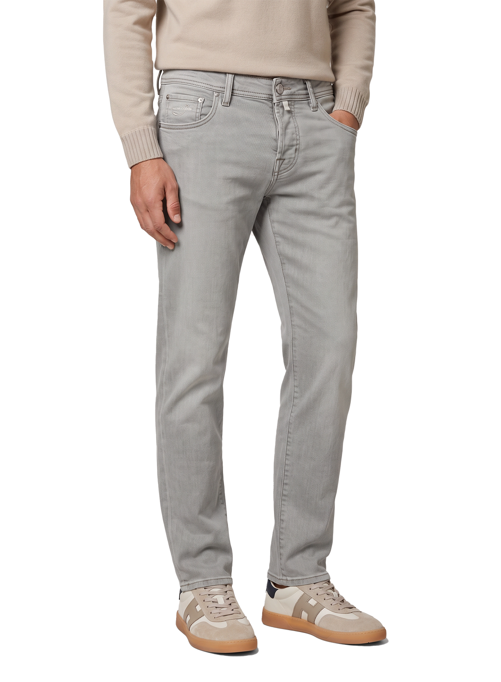 Jeans uomo Nick in cotone stretch | FULL_WIDTH | L.Grijs
