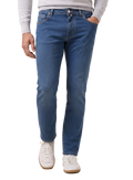 Bard jeans van katoen | MODEL | FULL_WIDTH | Blauw
