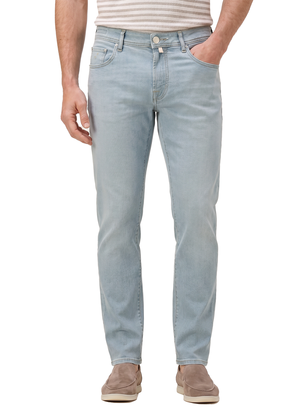 Bard jeans van katoen | MODEL | FULL_WIDTH | L.Blauw