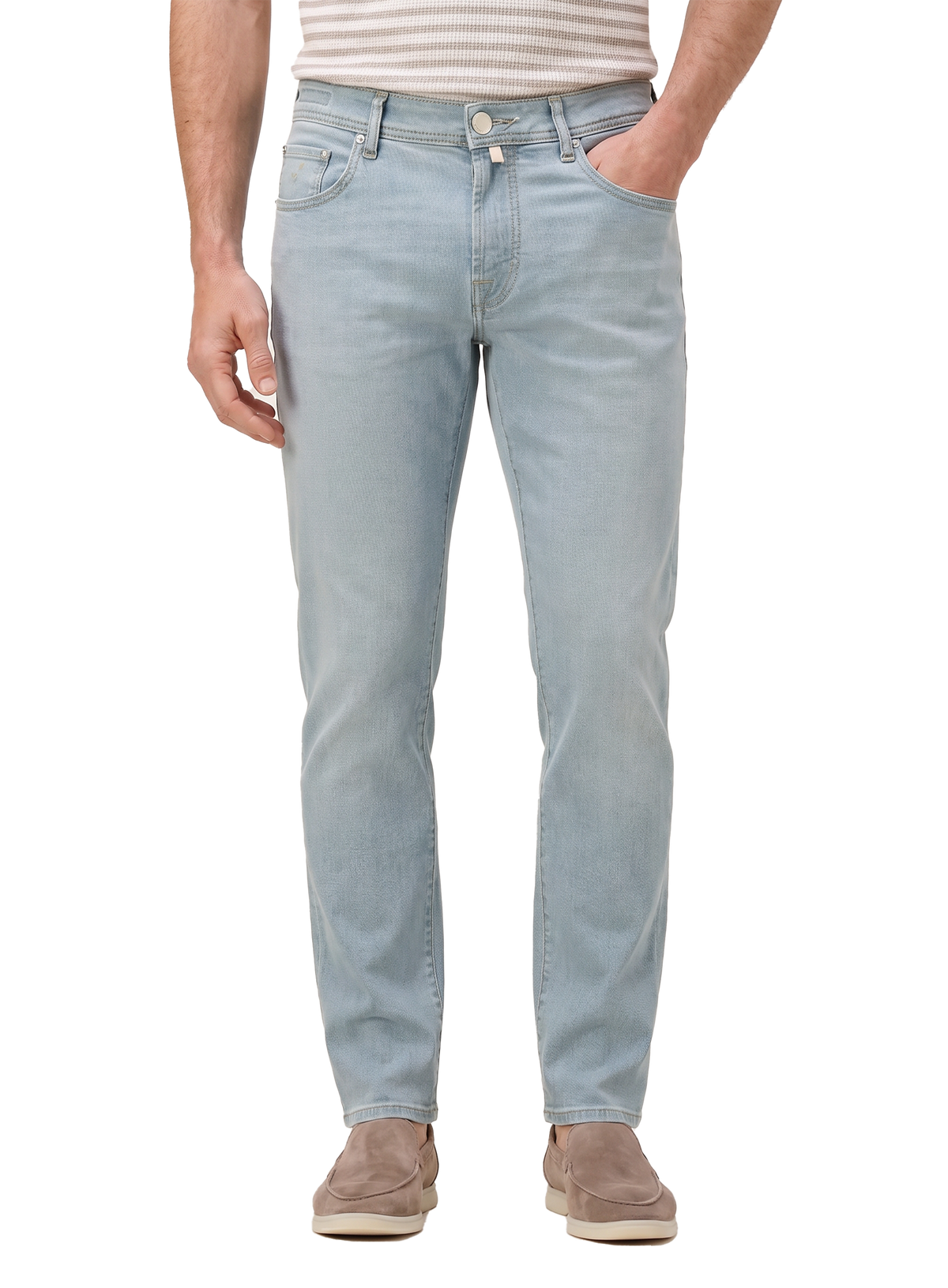 Bard jeans van katoen | MODEL | FULL_WIDTH | L.Blauw
