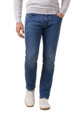 Nick jeans van katoen | MODEL | FULL_WIDTH | Blauw
