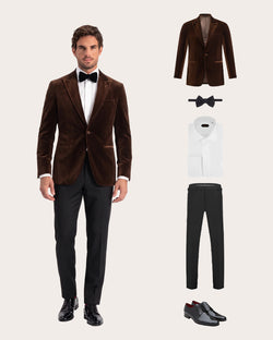 Velvet Tuxedo set | FULL_WIDTH | Bruin