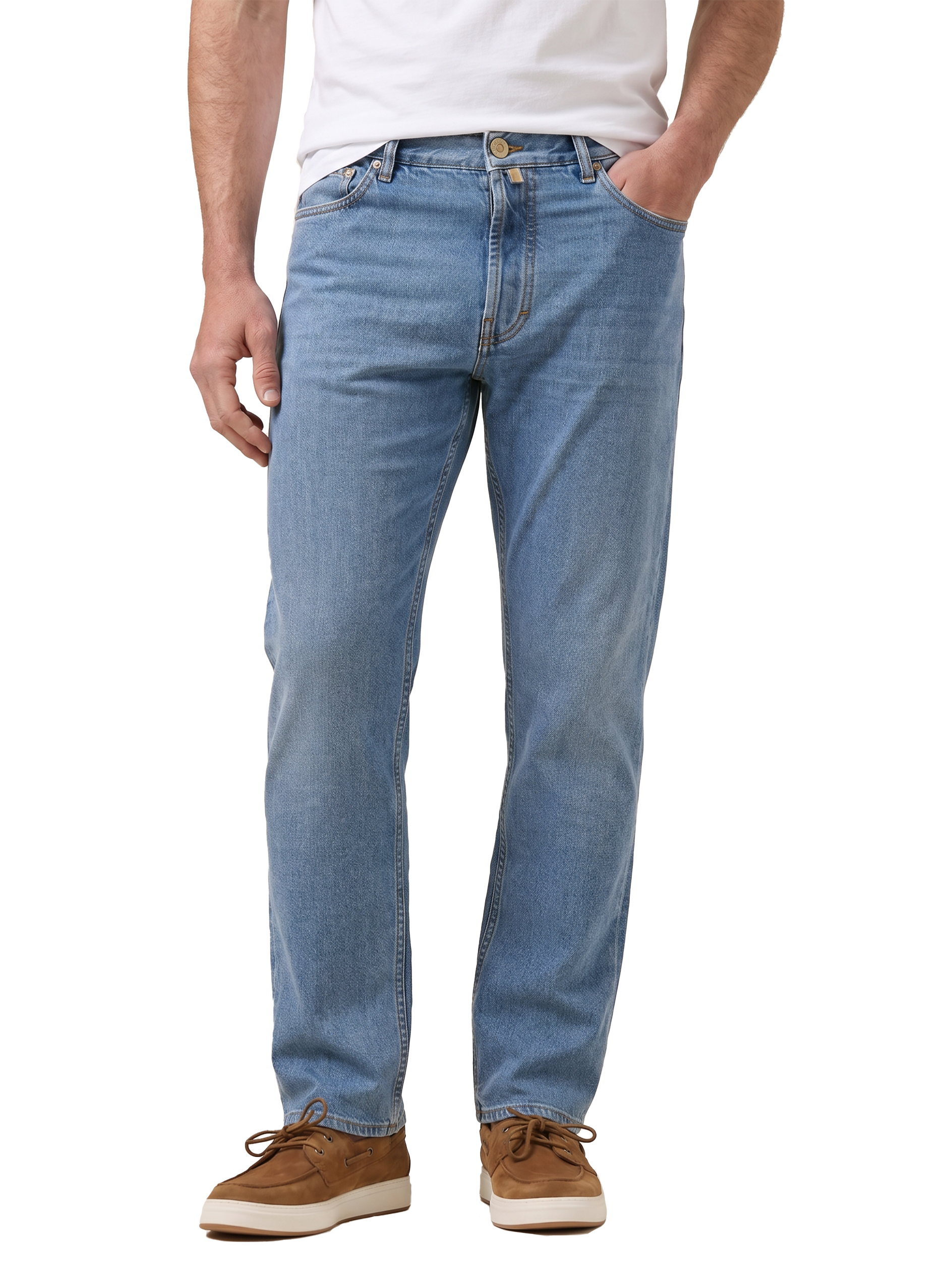 Sean straight leg jeans | MODEL | MID.BLAUW