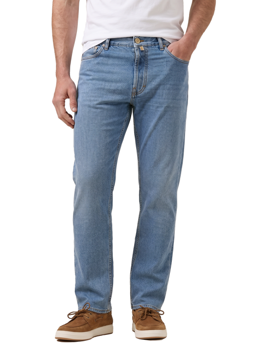 Sean straight leg jeans | MODEL | MID.BLAUW