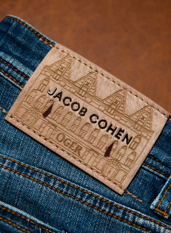 Bard jeans in katoen stretch - OGÉR Exclusive | FULL_WIDTH | Blauw