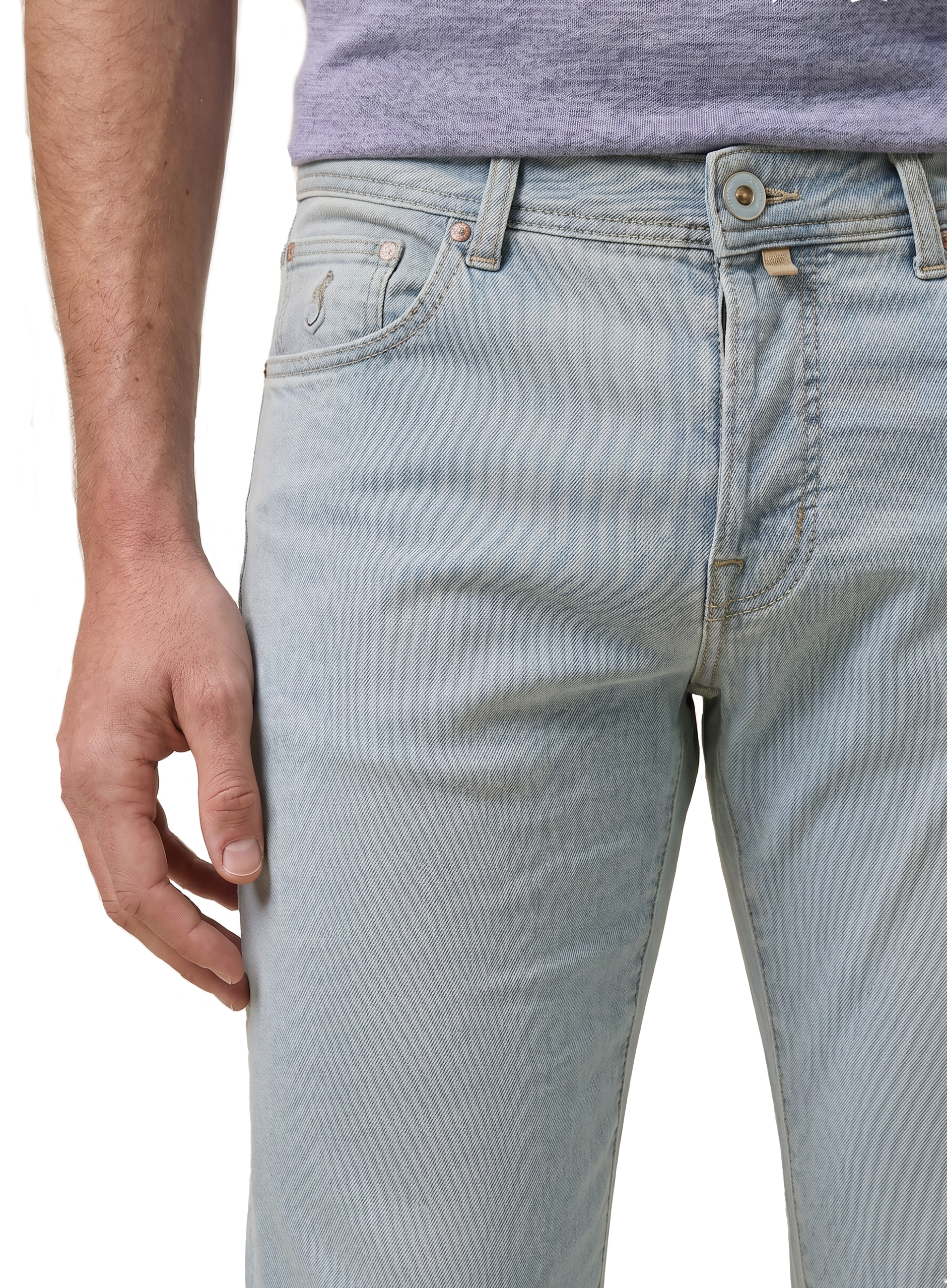 Bard jeans van katoen | FULL_WIDTH | L.Blauw