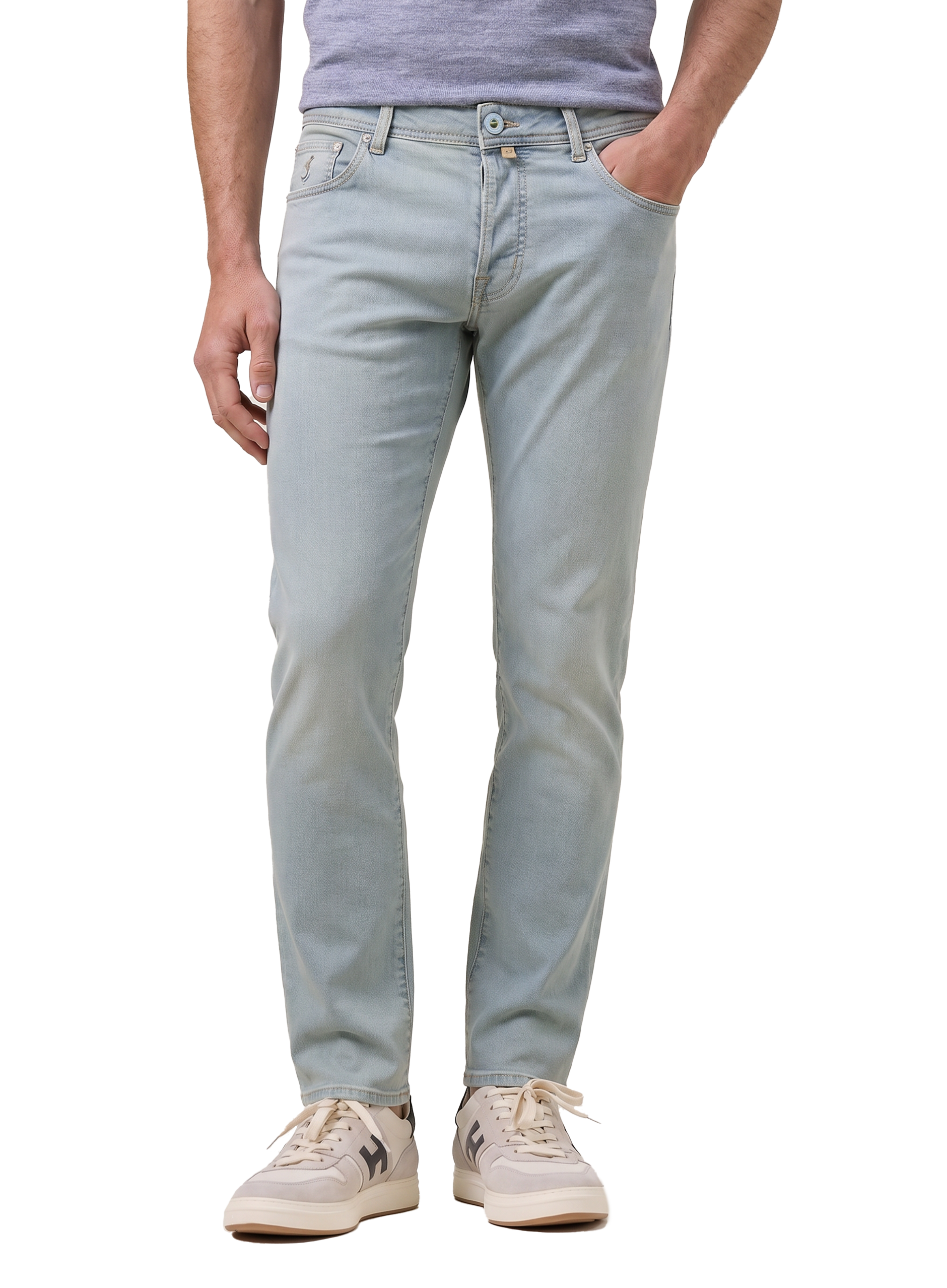 Bard jeans van katoen | MODEL | FULL_WIDTH | L.Blauw