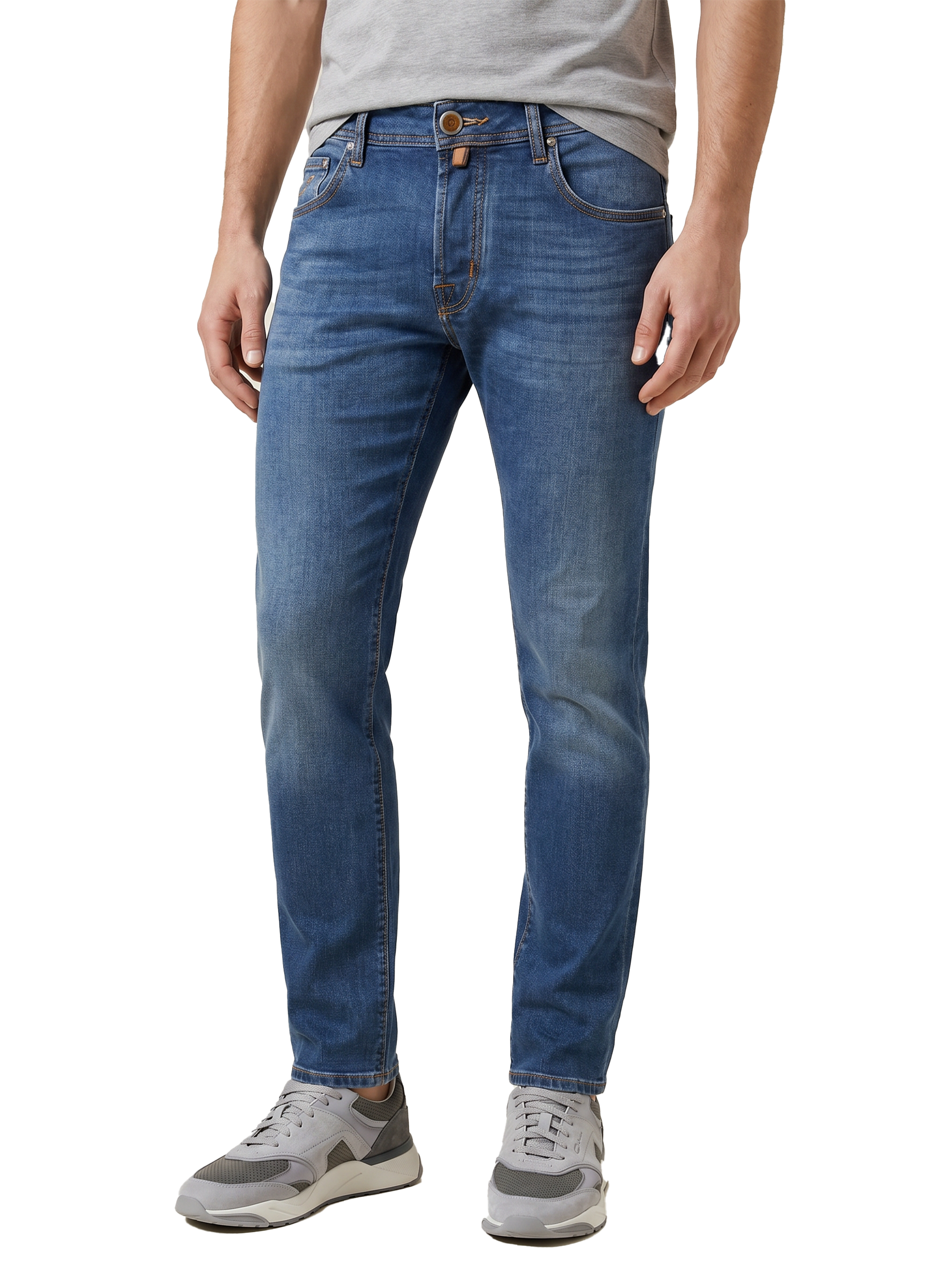 Bard jeans van katoen | MODEL | FULL_WIDTH | BLUE NAVY