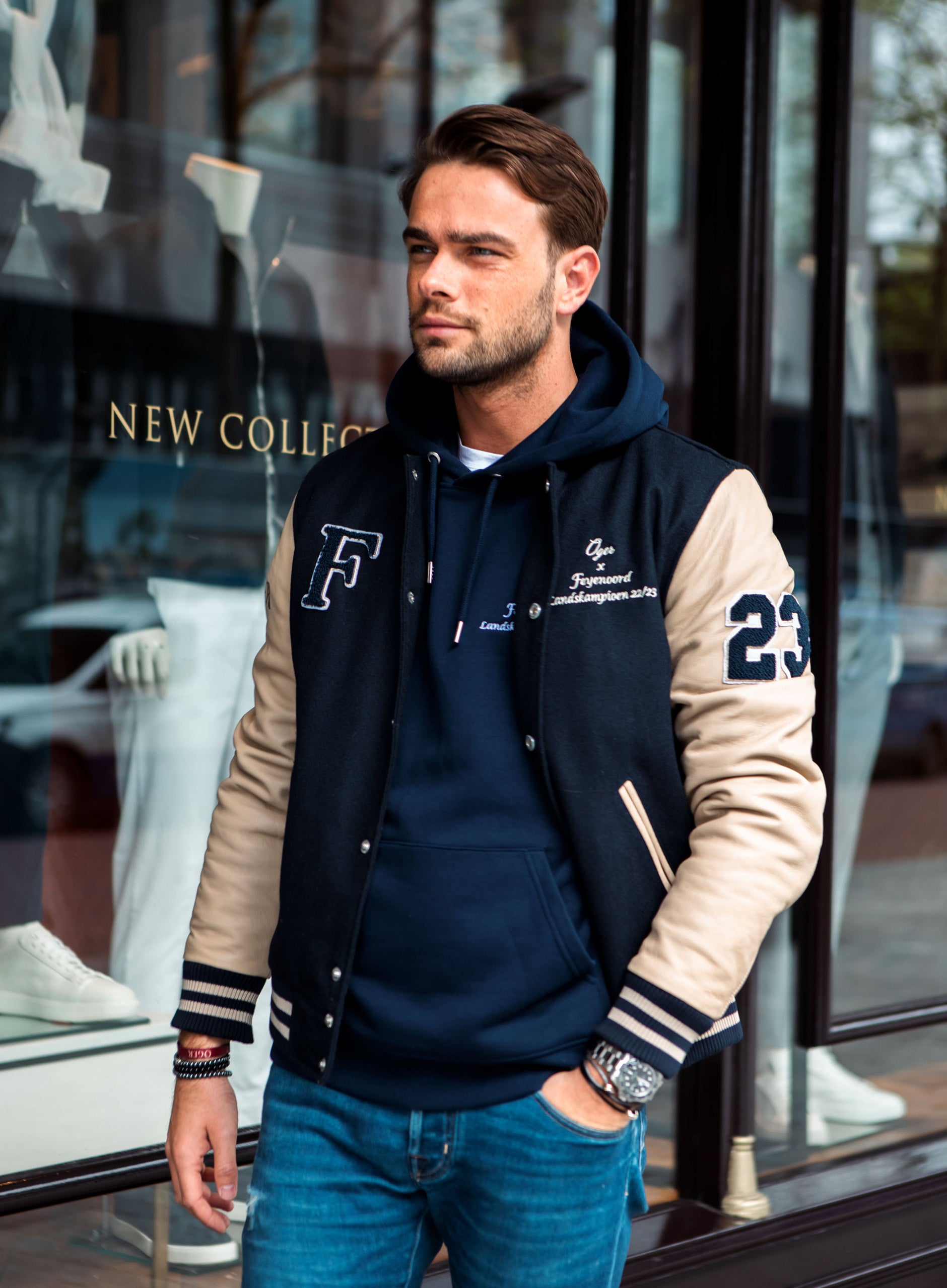 OG R x Feyenoord Varsity Jacket Feyenoord 22 23 OG R