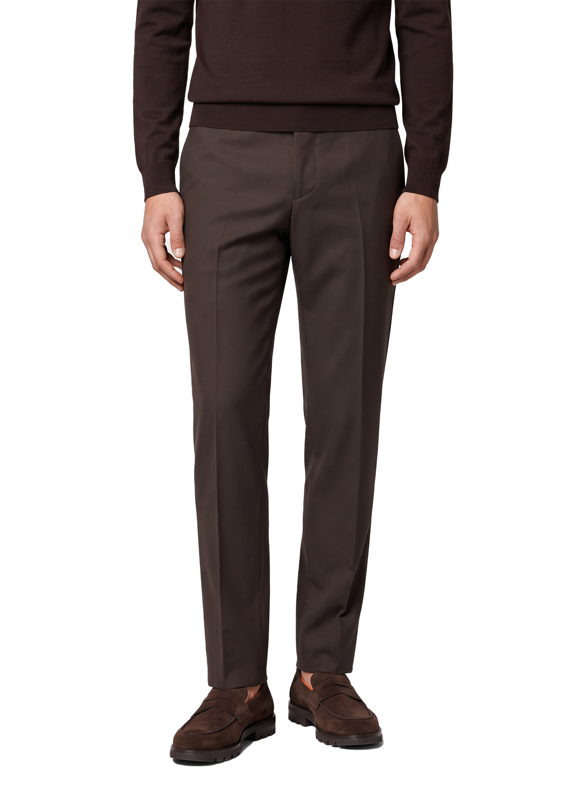 Broek in wol stretch | FULL_WIDTH | D.Bruin