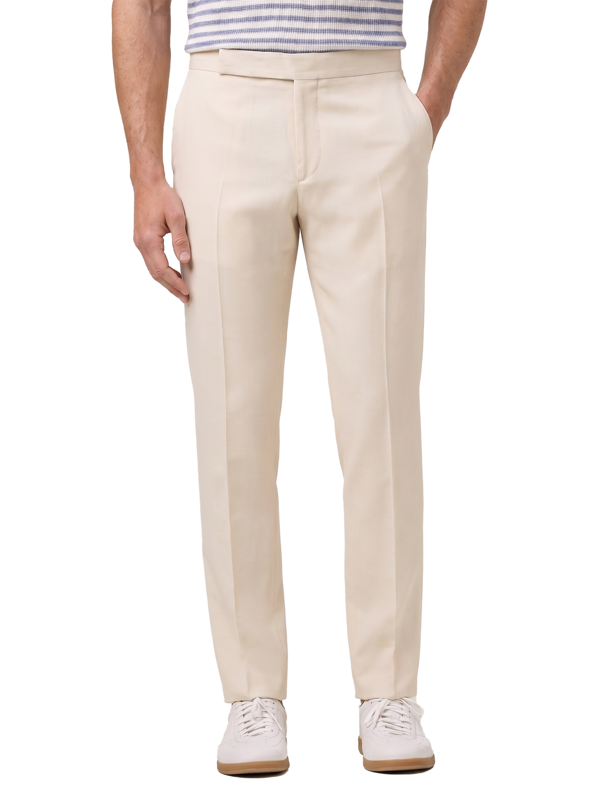 Classic broek | MODEL | FULL_WIDTH | Beige