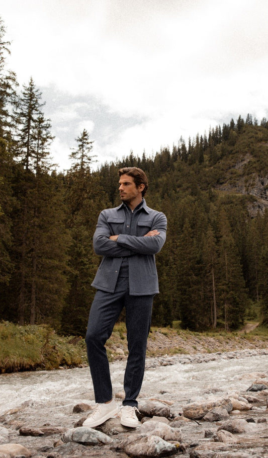 Overshirt van cashmere | FULL_WIDTH | M.Grijs