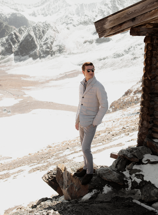 Gewatteerde jas met uitneembaar binnenwerk | Beige