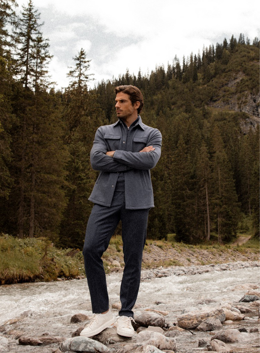 Overshirt van cashmere | FULL_WIDTH | M.Grijs