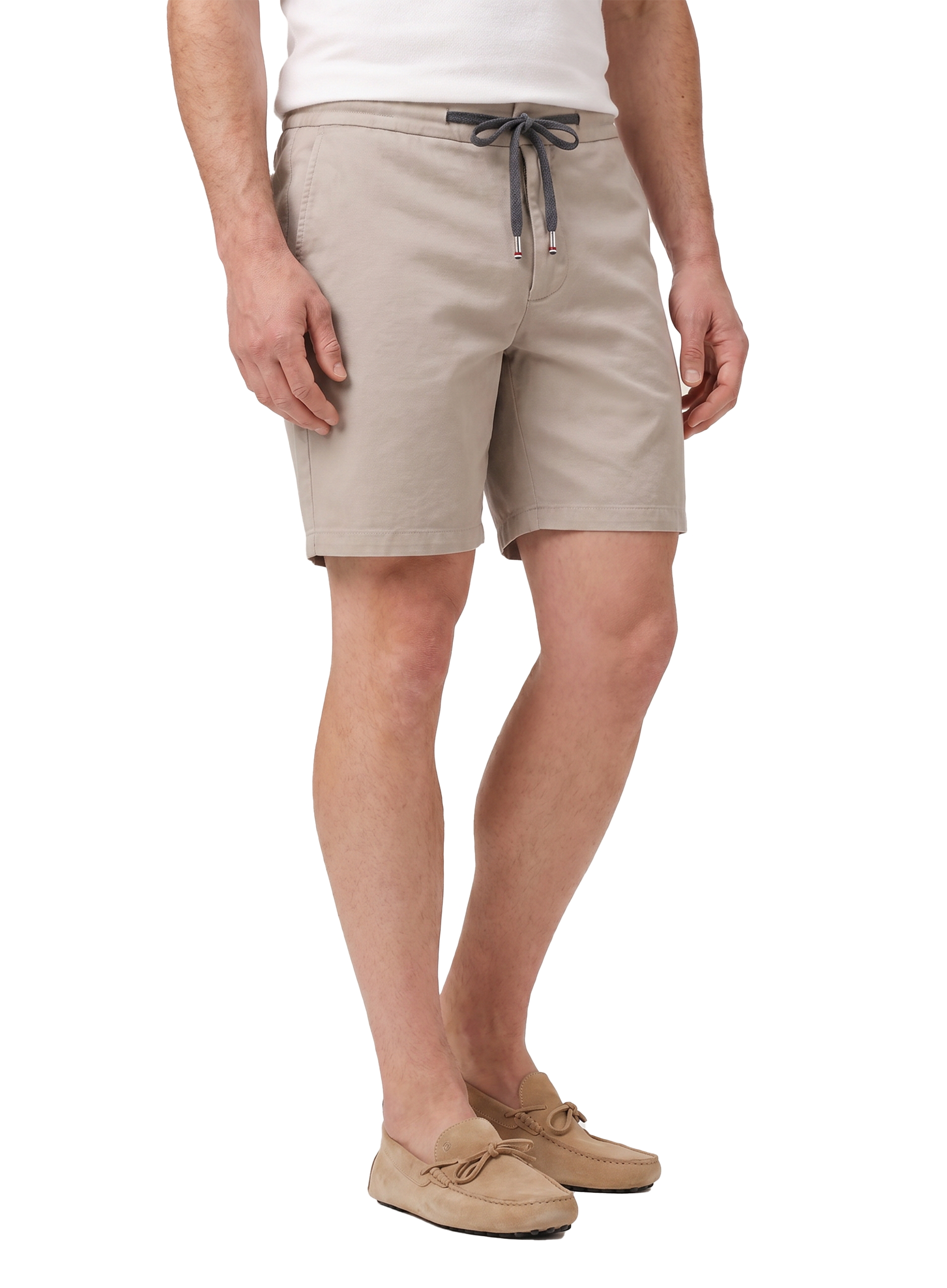 Korte broek van linnen | FULL_WIDTH | MODEL | Beige