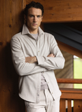 Overshirt in wol cashmere stretch | FULL_WIDTH | Beige