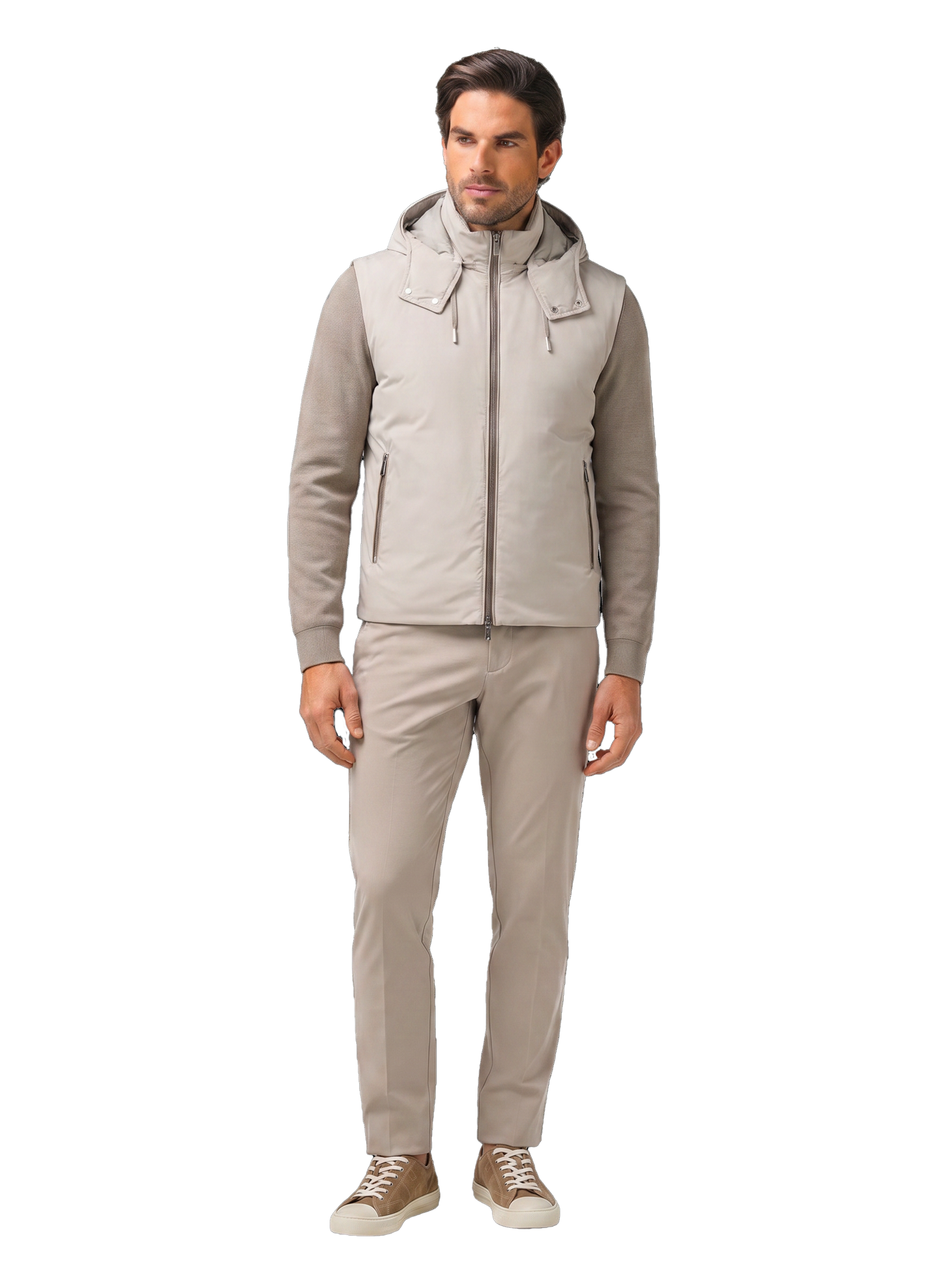 EVAN jack met capuchon | FULL_WIDTH | MODEL | Beige