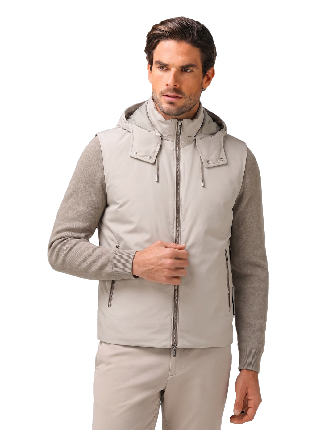 EVAN jack met capuchon | MODEL | Beige