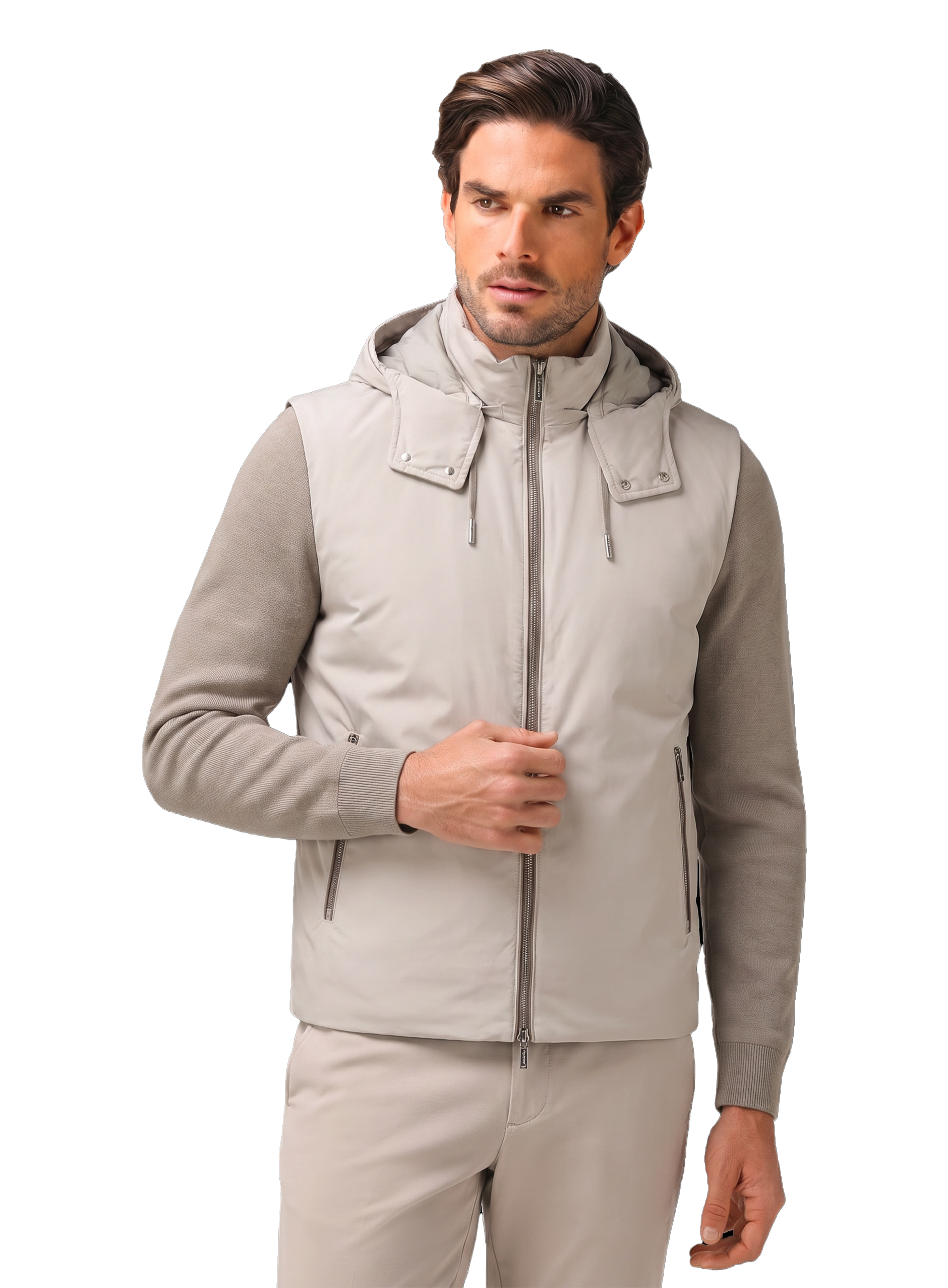 EVAN jack met capuchon | MODEL | Beige